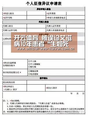 开云体育_被误诊艾滋病10年患者“生如死囚”(图4) 开云体育